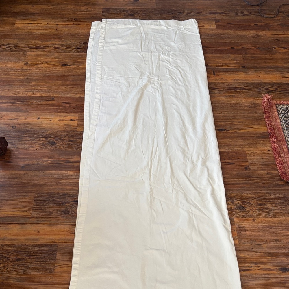 Pottery Barn 1 Cream Curtain Panel 102”